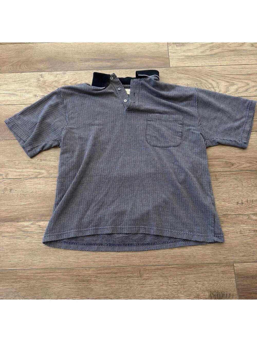 Vintage 90s St. John’s Bay Purple Multicolor Polo Shirt
